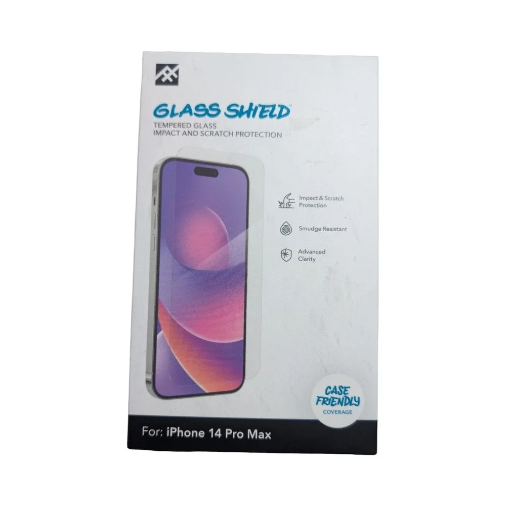 Aa9-N Zagg Glass Shield Tempered Glass Screen Protector Apple iPhone 14‎ Pro Max